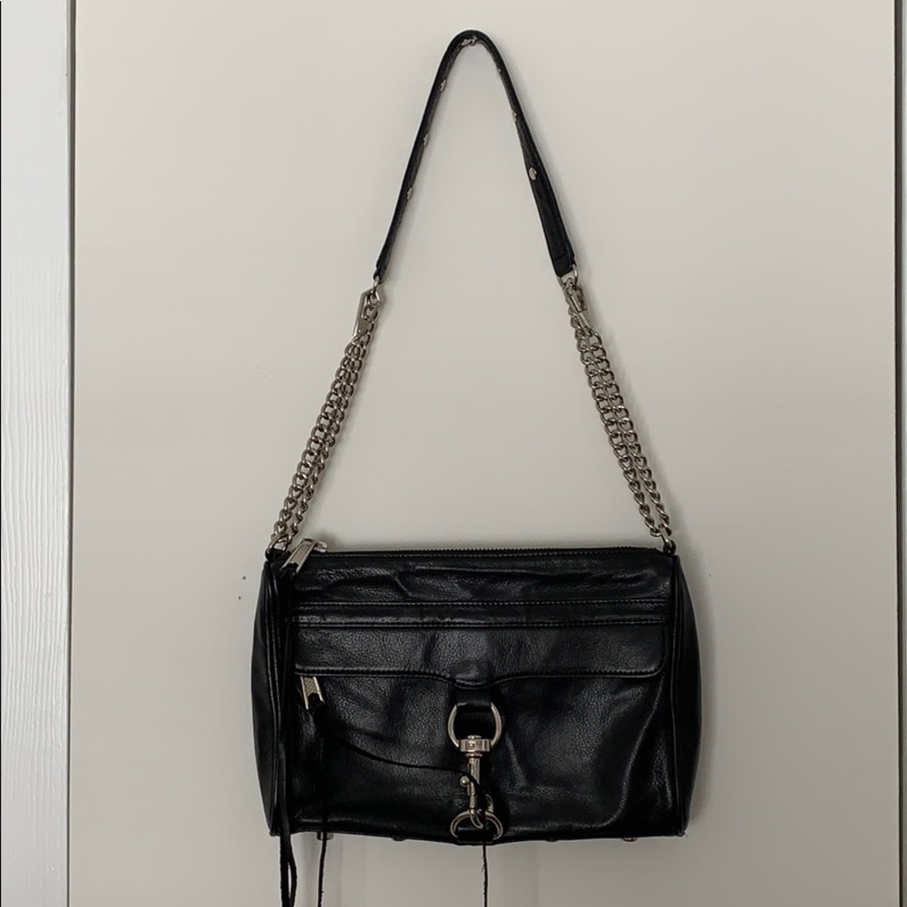 Rebecca Minkoff Black Leather MAC Crossbody